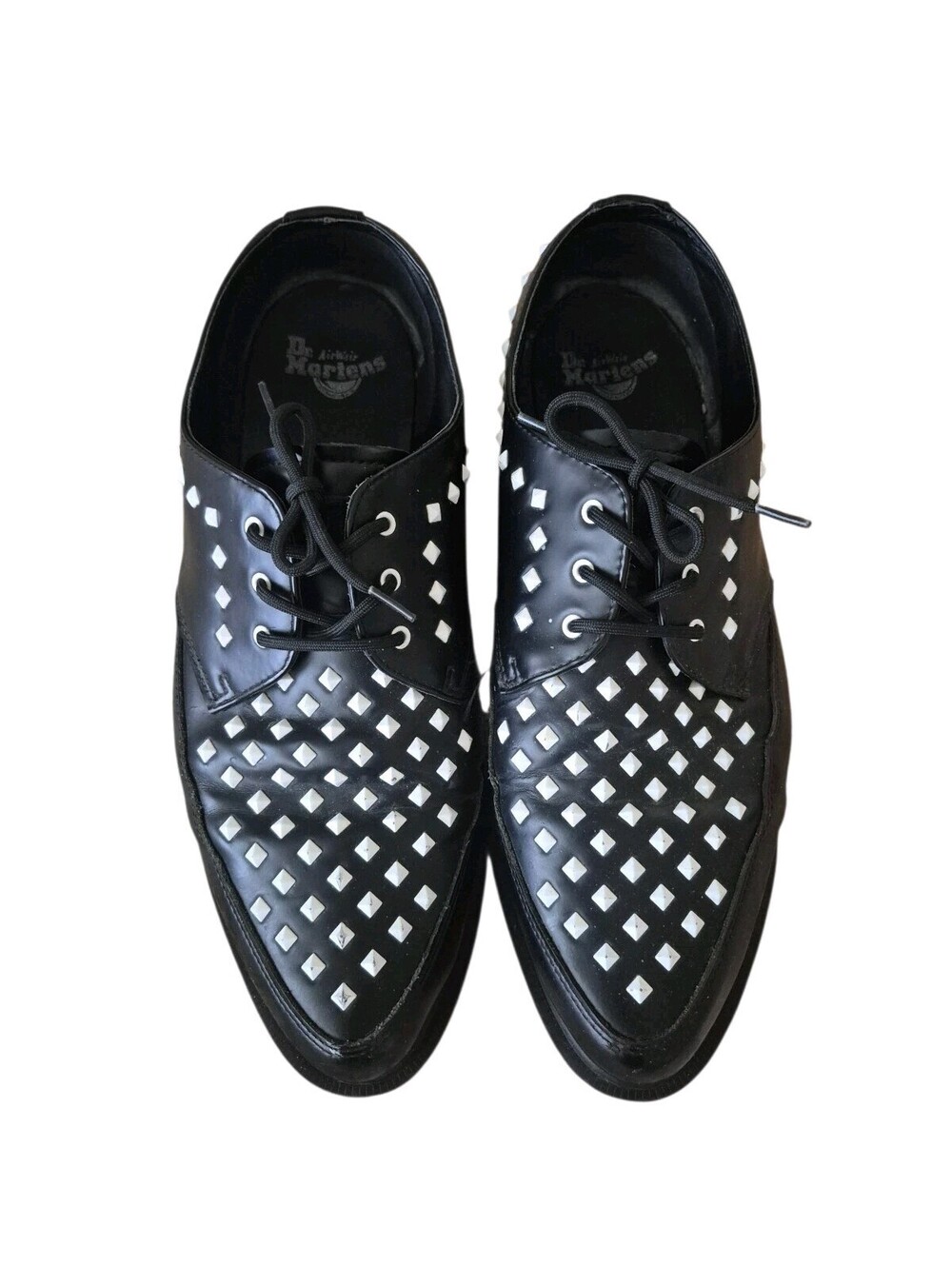 Dr. Martens Willis Stud Creeper Punk Black Dress Shoes Mens Size US 13 EU 47